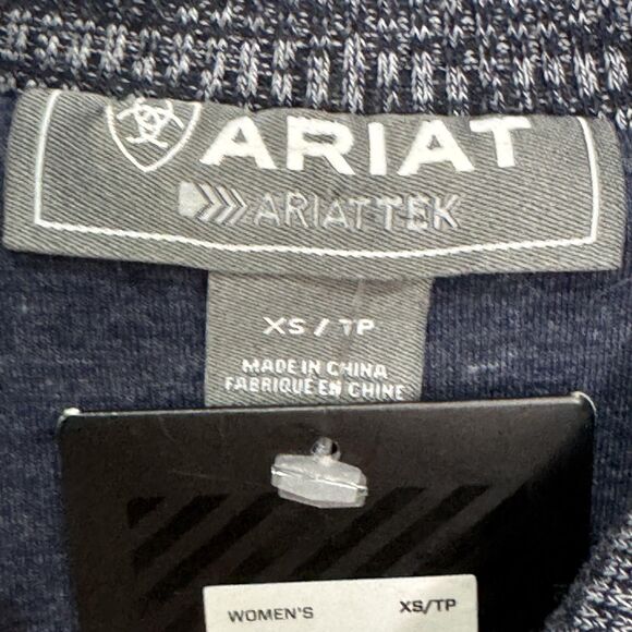 Ariat Jacket Womens XS Winter Cream Sherpa Baseball Bomber AriatTEK Zip - Picture 2 of 10